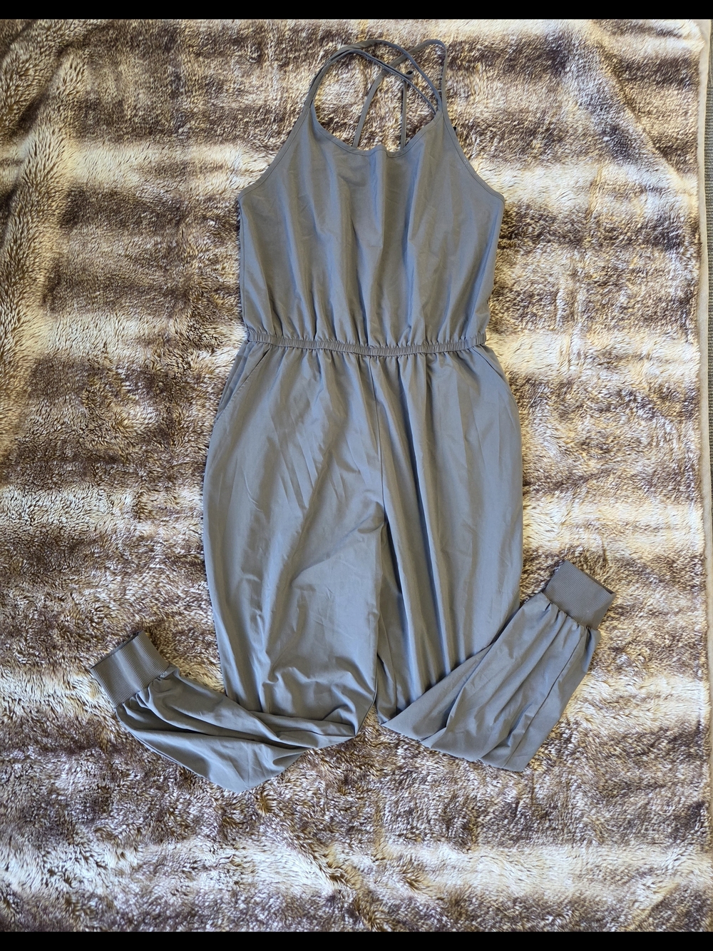 OFFLINE by Aerie Athleisure Romper L One Piece | Tenniscore Pilates Princess